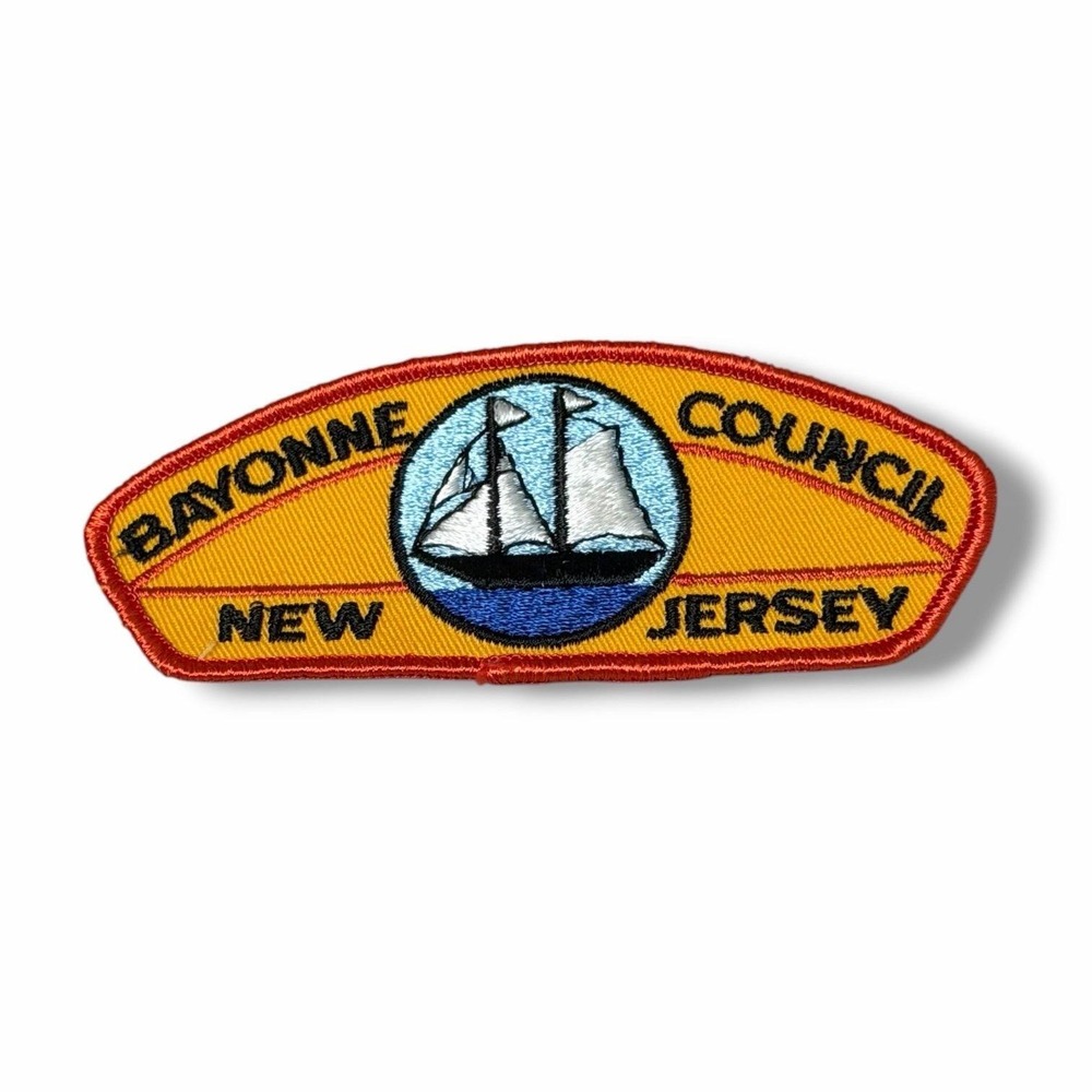 Boy Scouts Bayonne New Jersey Council Vintage Shoulder Patch CBX